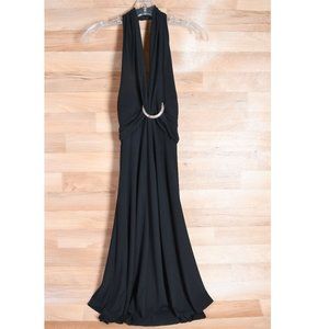 My Michelle Open back halter dress (Size Large)